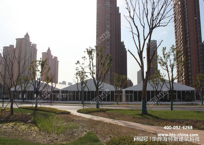 临时菜市场篷房可以根据市场的需要组合灵活布局